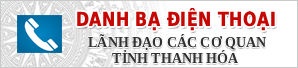 Danh bạ điện thoại Lãnh đạo các cơ quan tỉnh Thanh Hóa