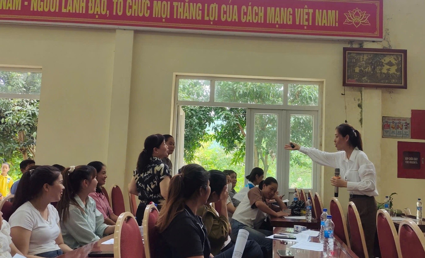 Ảnh: Học viên tham gia tích cực, trao đổi cởi mở đã góp phần tạo nên thành công cho Hội nghị truyền thông