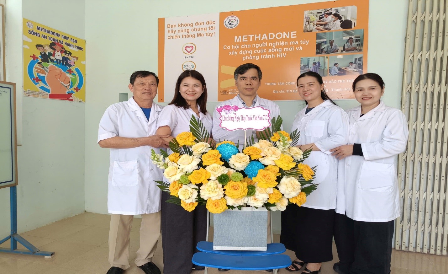 Tập thể đội ngũ y bác sĩ tại Trung tâm