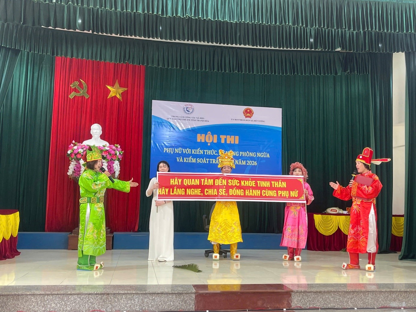 Các đội mang đến nhiều phần thi hấp dẫn giàu tính tuyên truyền.